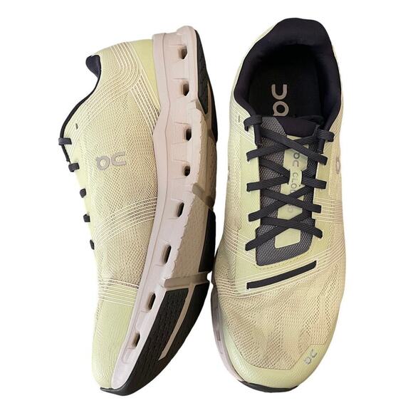 On Cloudgo Men's Running Shoes, 12.5 | Hay, Sand, Green, 55.98091 Helion Foam - Picture 1 of 10